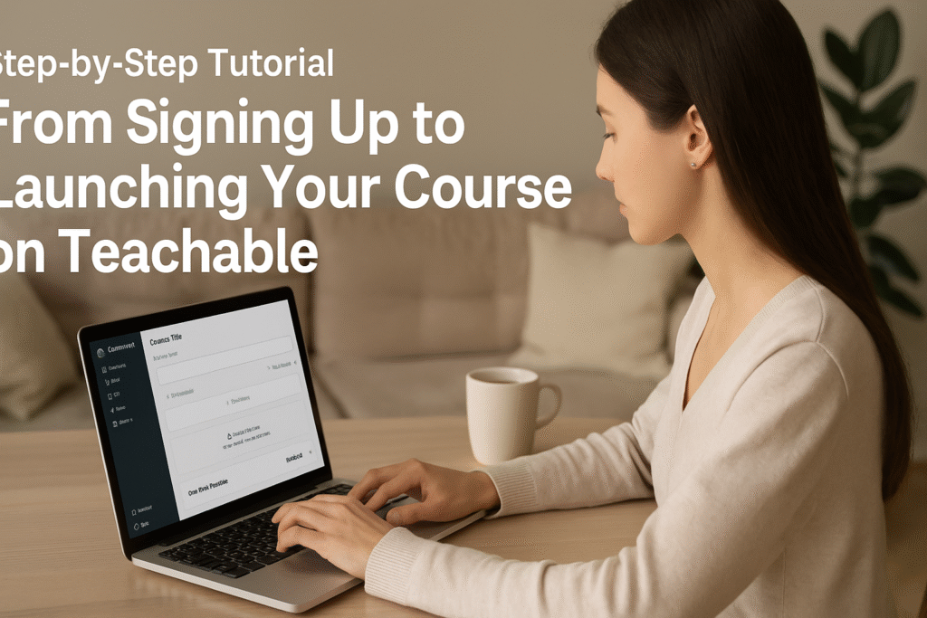 Turn your knowledge into income with Teachable – a visual guide from idea to online course to revenue.